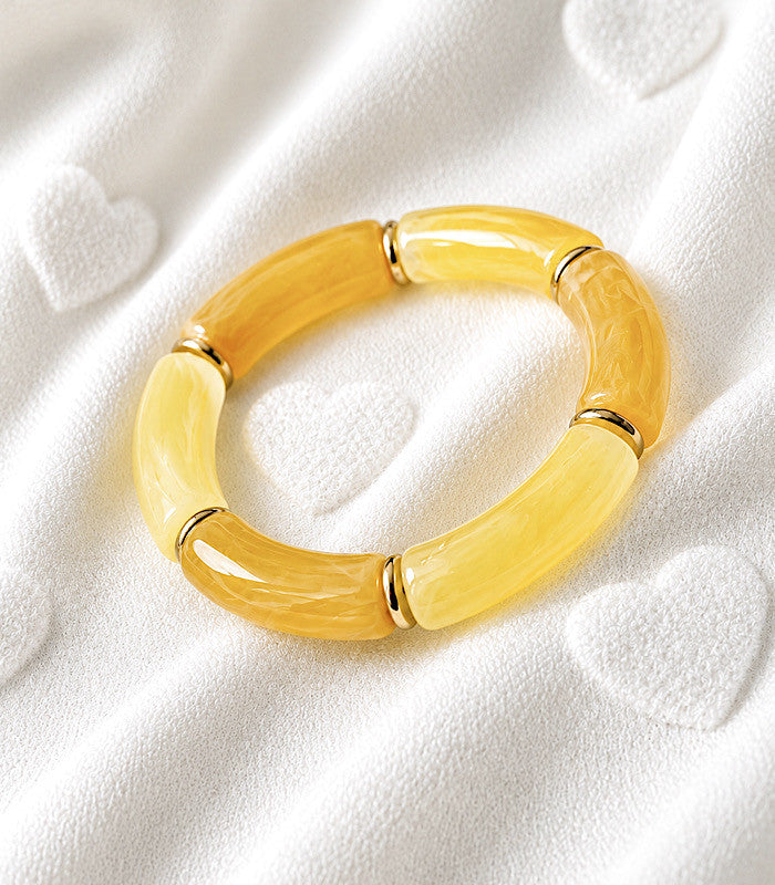 Jonc Nerea Jaune AYA Bijoux, vue 2