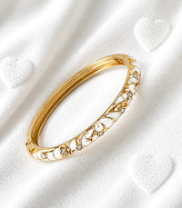 Jonc Veloria Blanc AYA Bijoux