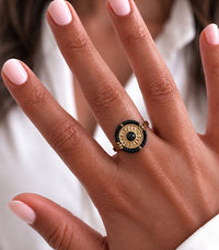 Bague SOLARIA Noire