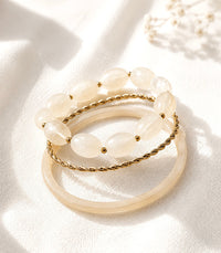 Joncs Pearlya Blancs AYA Bijoux, vue 2