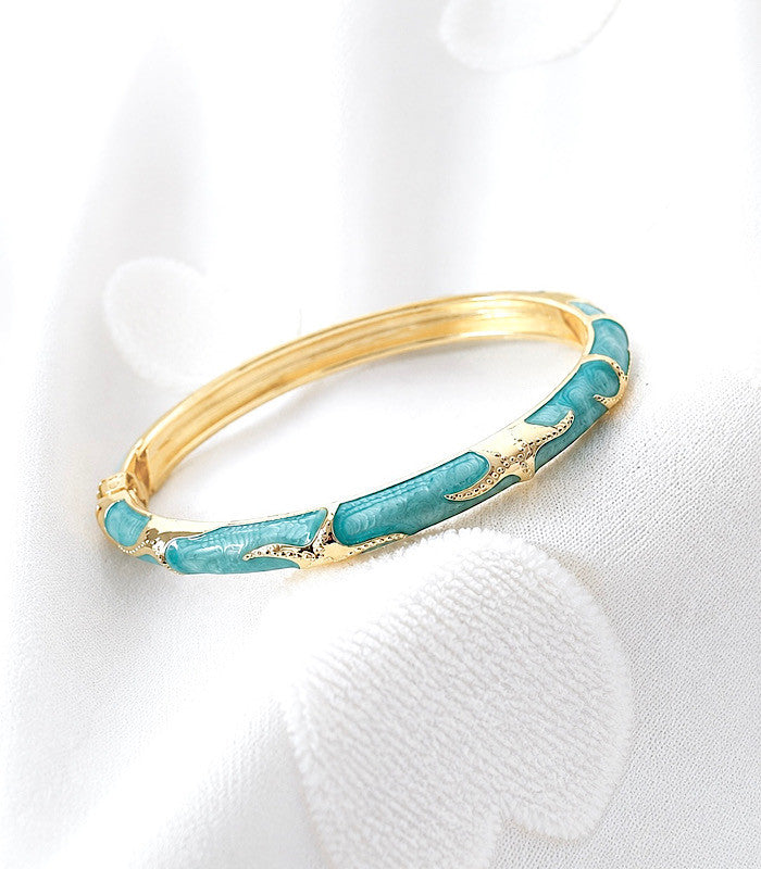 Jonc Mareva Vert d'eau AYA Bijoux, vue 2