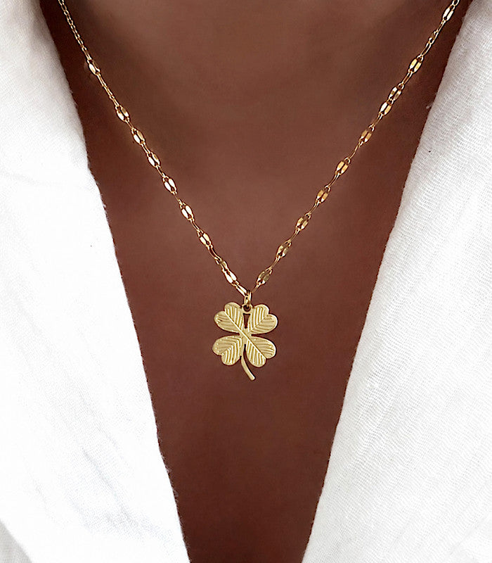Collier Trefle AYA Bijoux, vue 4