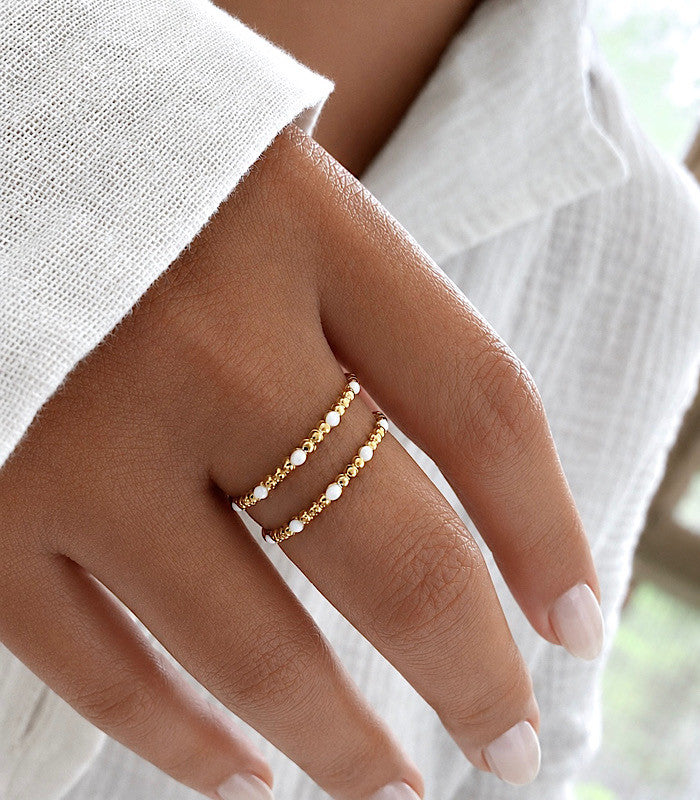 Bague Aylin Blanche AYA Bijoux