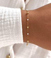 Bracelet Thea Blanc AYA Bijoux, vue 2