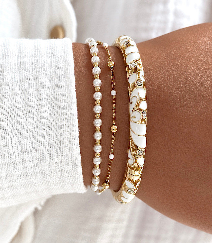 Bracelet Thea Blanc AYA Bijoux
