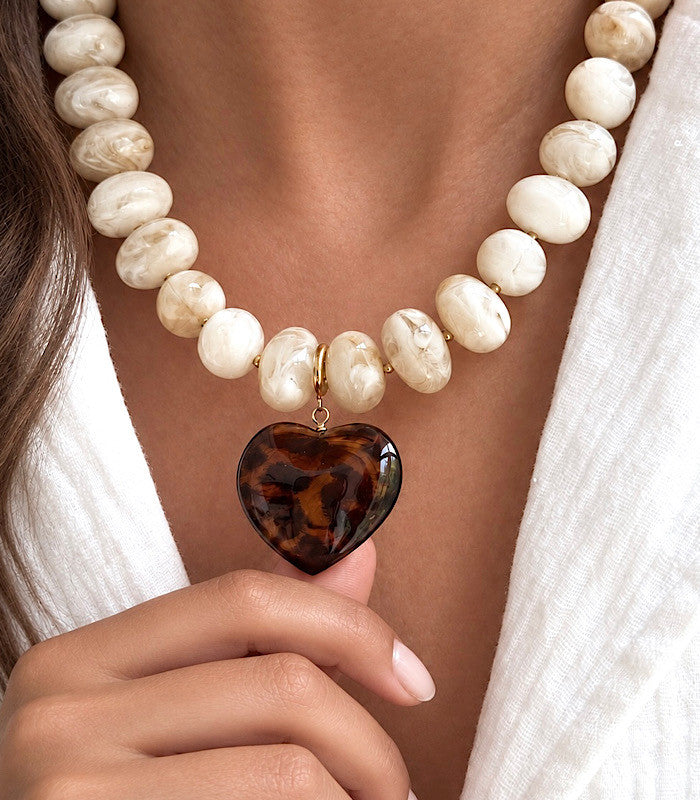 Collier Gala Beige AYA Bijoux