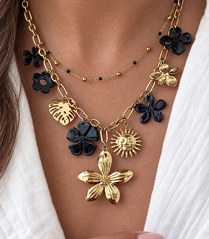 Collier Carmen Noir AYA Bijoux, vue 3