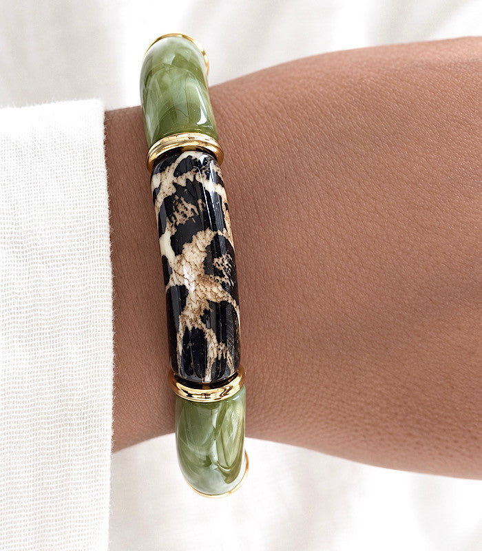 Bracelet Chiara Kaki AYA Bijoux