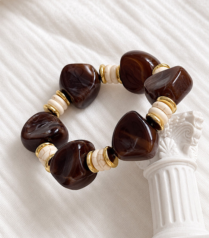 Bracelet Adriana Choco AYA Bijoux, vue 2