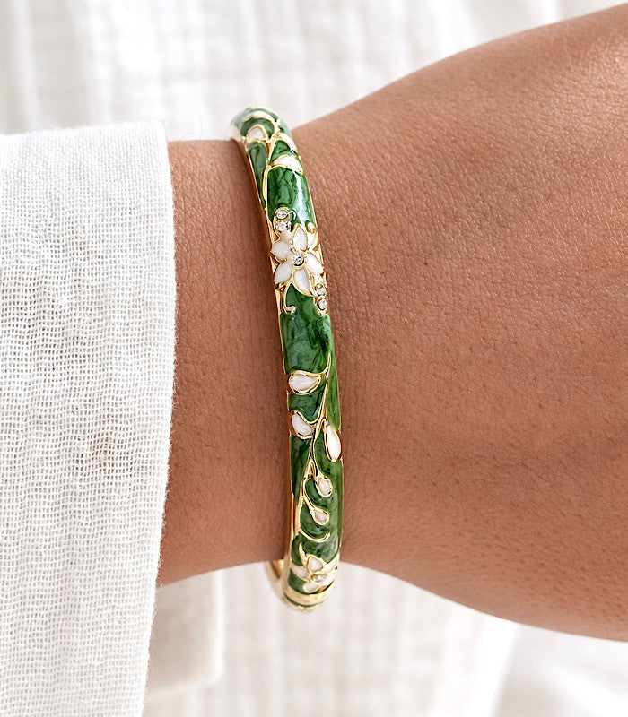 Jonc Amarande Vert AYA Bijoux, vue 2