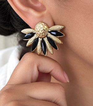 Boucles SASKIA Noires