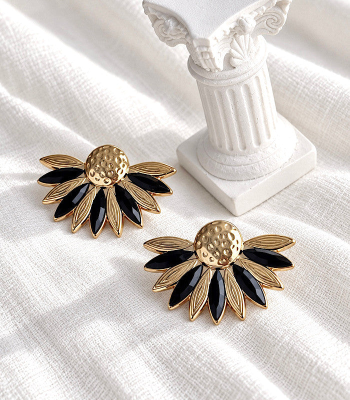 Boucles SASKIA Noires